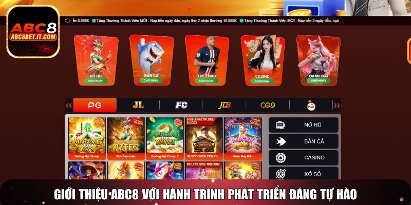Giới thiệu ABC8 với nhiều sảnh giải trí hấp dẫn