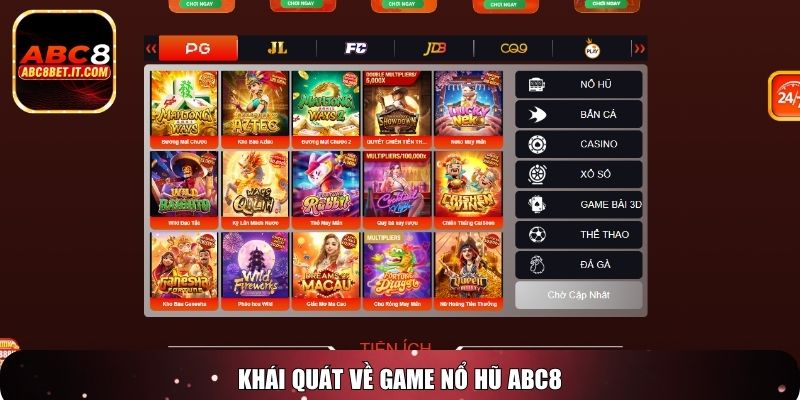Khái quát về game nổ hũ ABC8